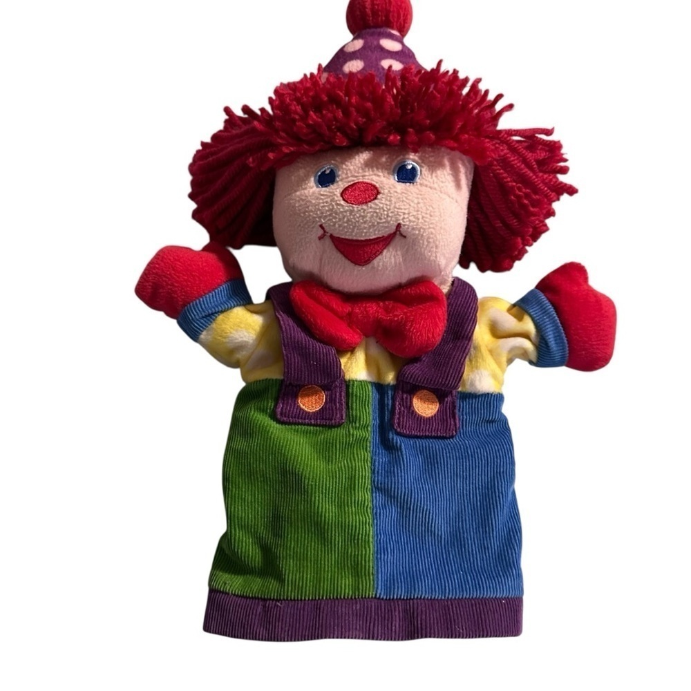 Gymboree Clown Plüsch Hand Puppet 2004 Vintage